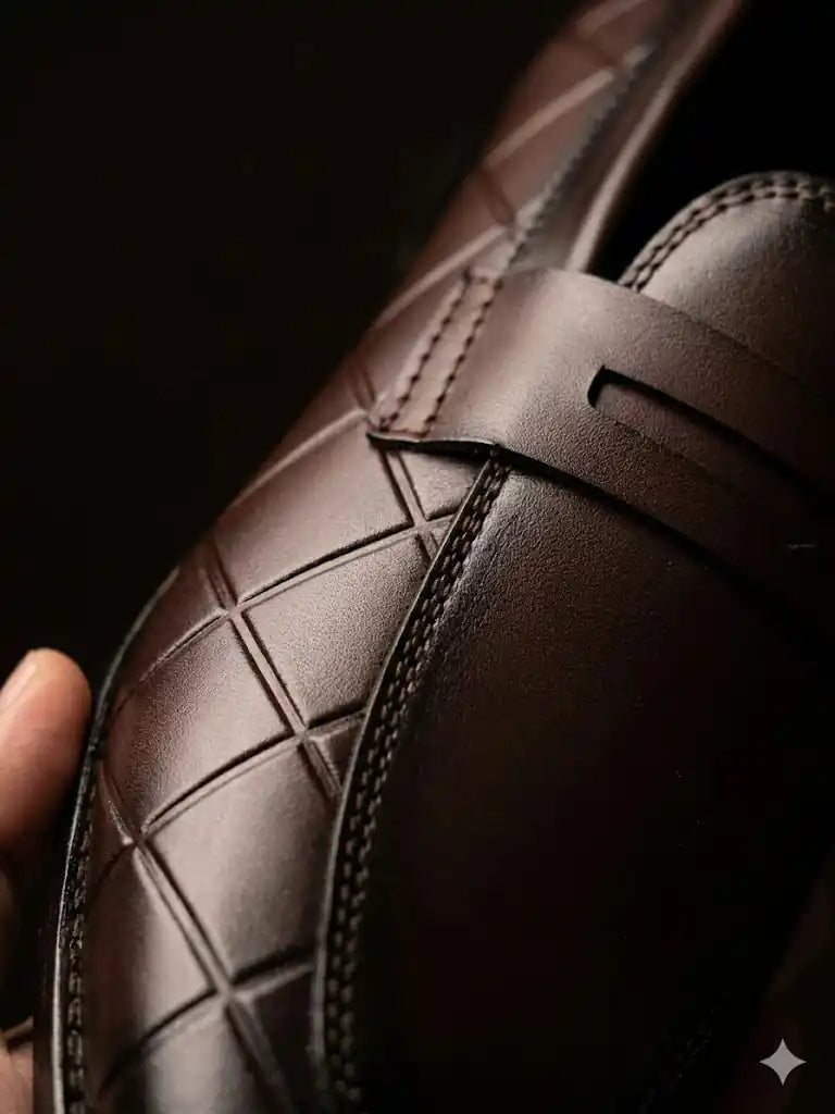 Brown Premium Formal Leather Loafers