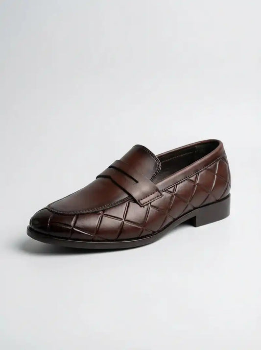 Brown Premium Formal Leather Loafers